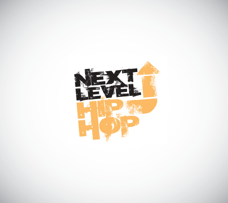 hip hop logo. next level hip hop // logo